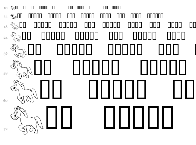 KR Barnyard Scraps font waterfall